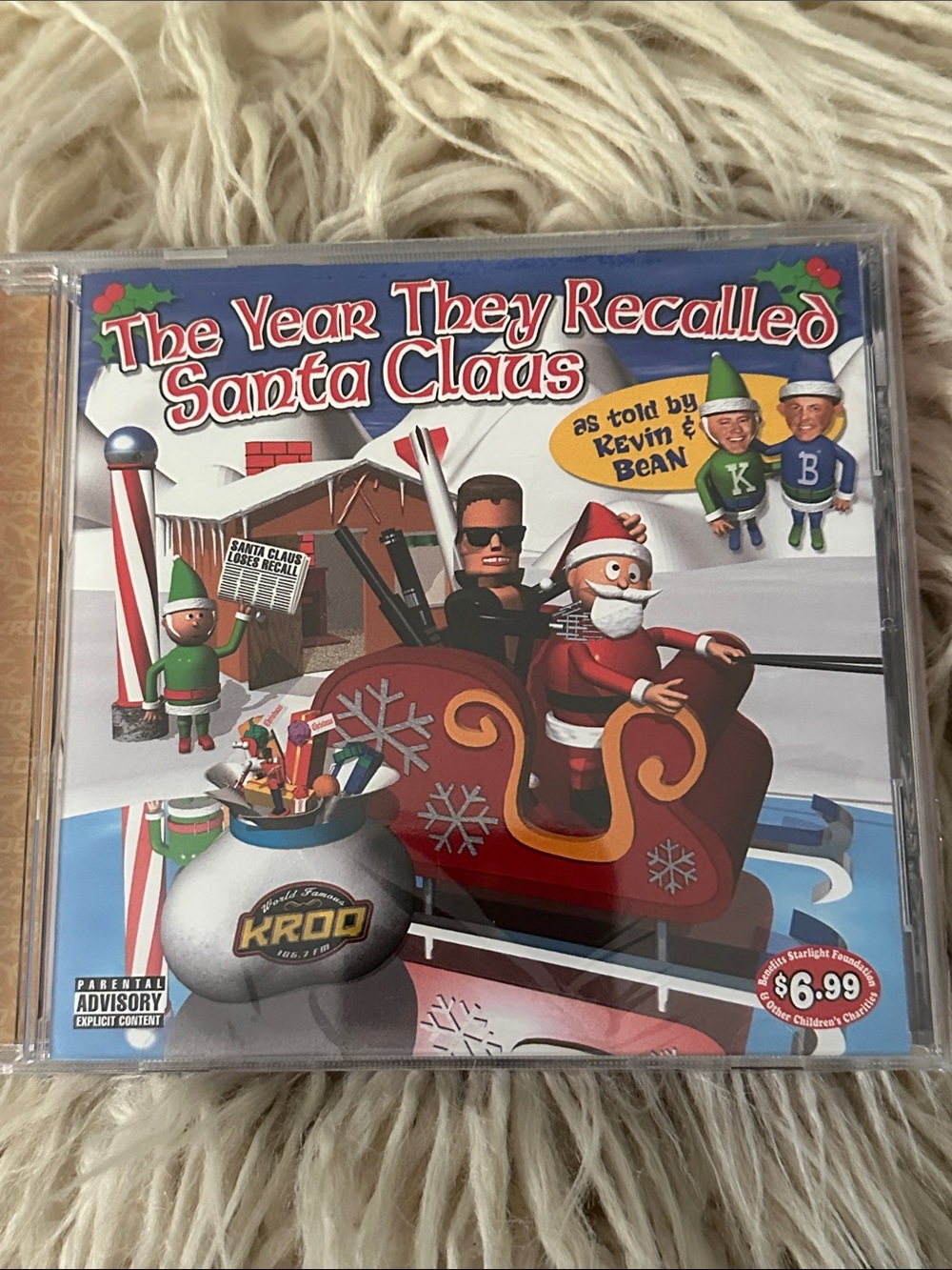 🎙️📻 KROQ 106.7 Kevin & Bean Show CD 🎧💿 "The Year They Recalled Santa Claus"